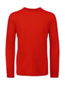 Heren T-shirt Lange Mouw B&C Inspire TM070 Rood